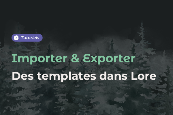 import export templates lore